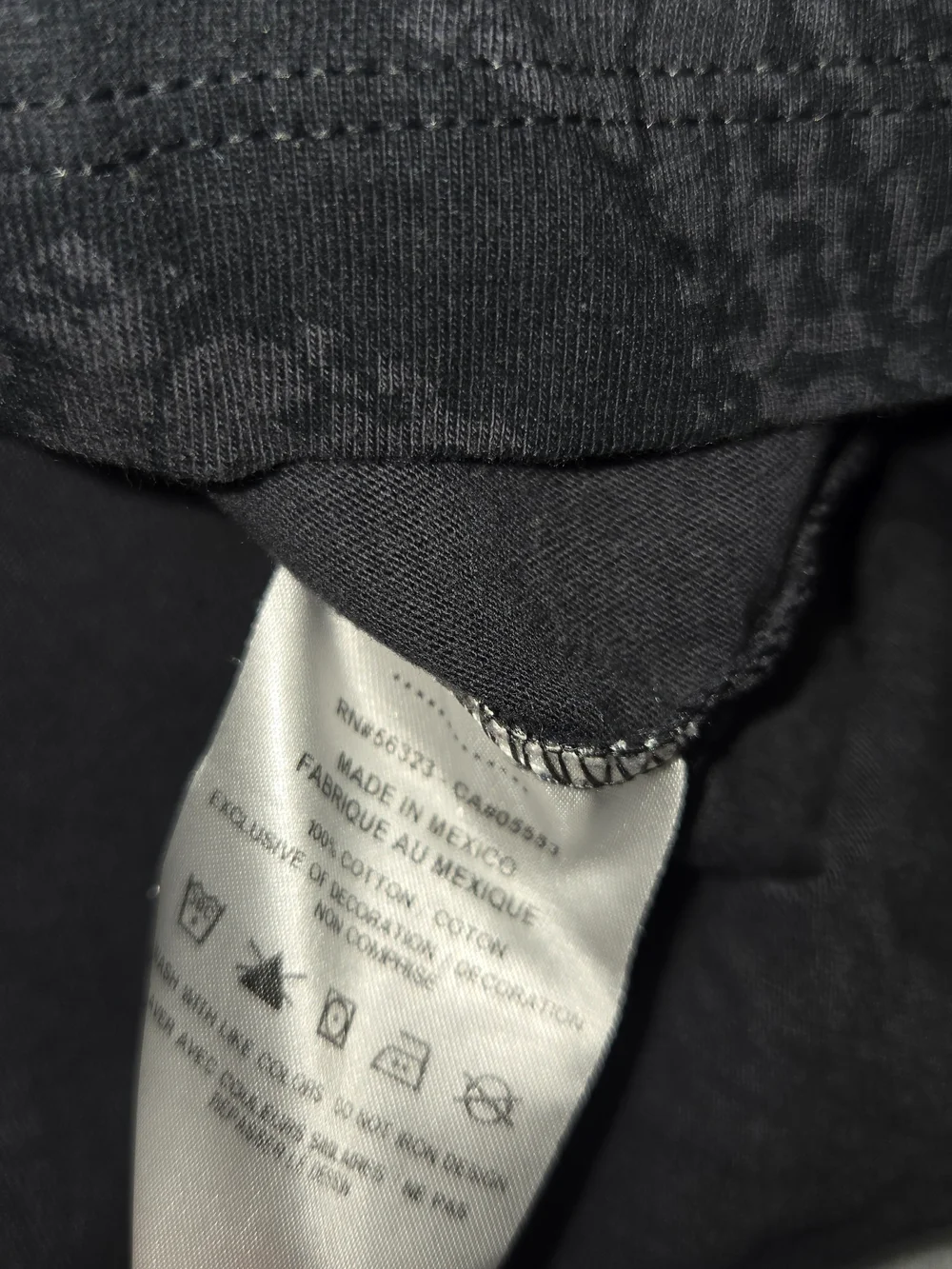 Jordan Black Graphic Short Sleeve Tee with Subtle Red Jumpman